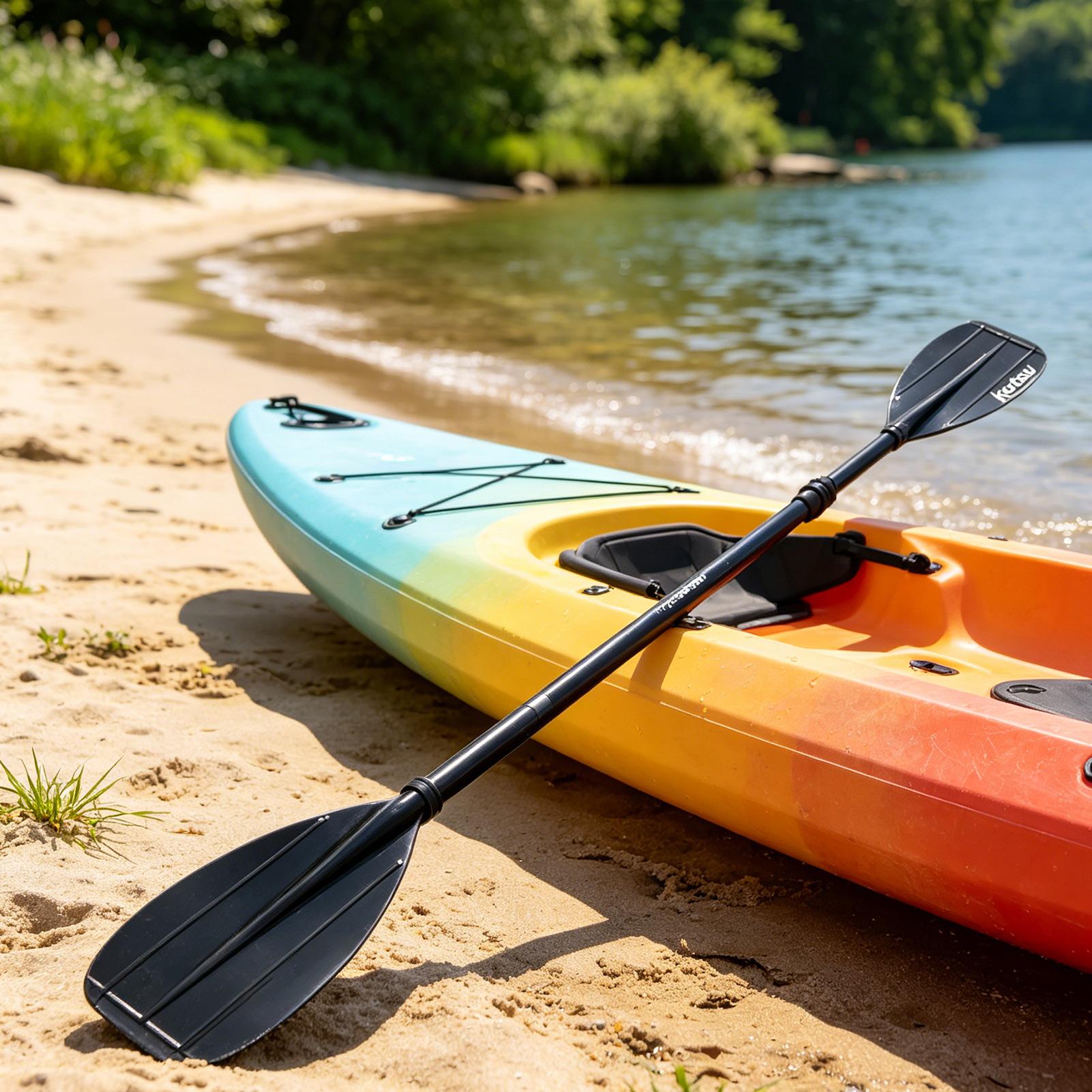 Fishing Kayak Anchor - 2-Section Carbon Fiber Kayak Paddle Lightweight