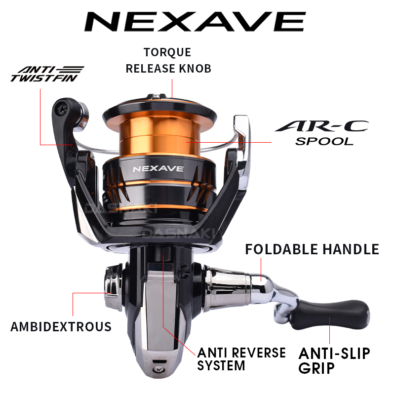 Shimano 2026 NEXAVE Spinning R - Daiwa Reel Fuego review and price