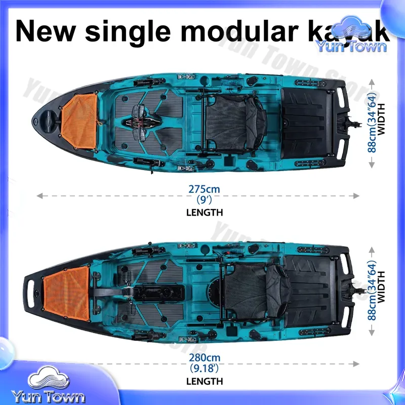 Modular Kayak 9.5ft Sit On Top - Fishing Kayak Pedal Drive review and price